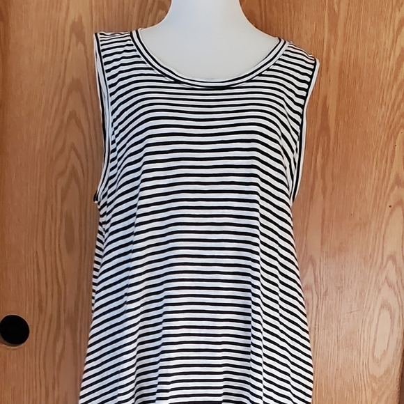 Time & Tru teired sleeveless sleeveless midi tshirt dress size XL (16-18) - Picture 3 of 14